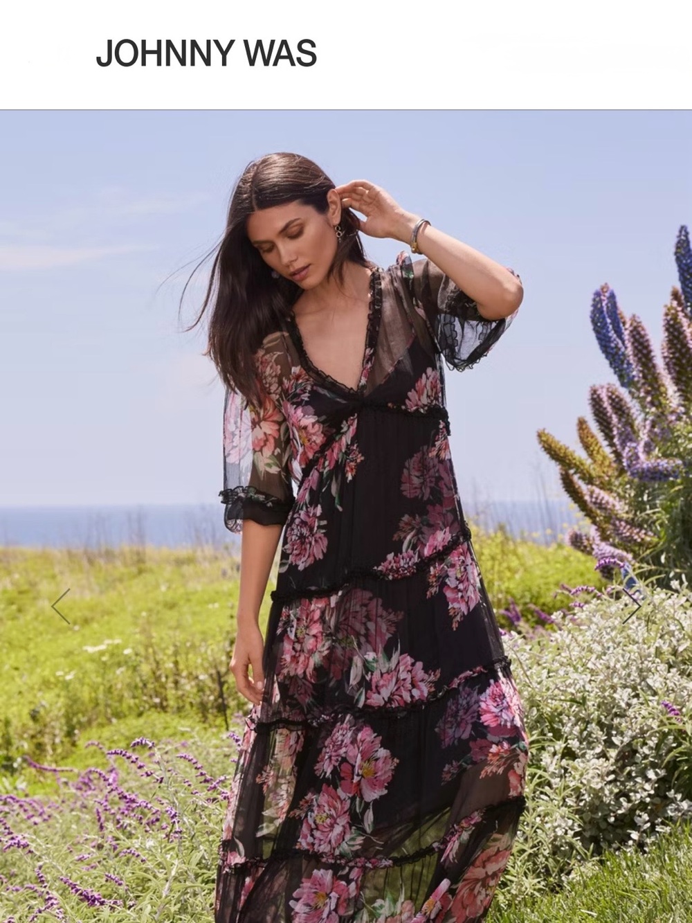 Johnny Was - Jade “Lizzy” Ruffle Maxi Dress